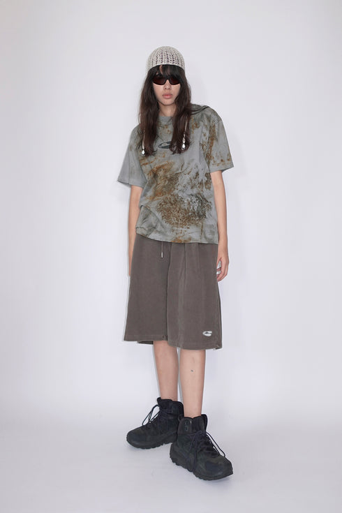 MISAKI USHIOZU × Cycle IRON RUST-DYEING TEE